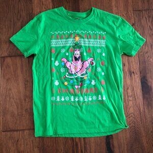 Nickelodeon Mens Holiday Tshirt - Spongebob Patrick Star "I'm a Star" - Size